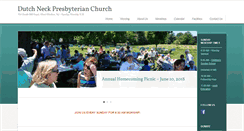Desktop Screenshot of dutchneckpresbyterian.com